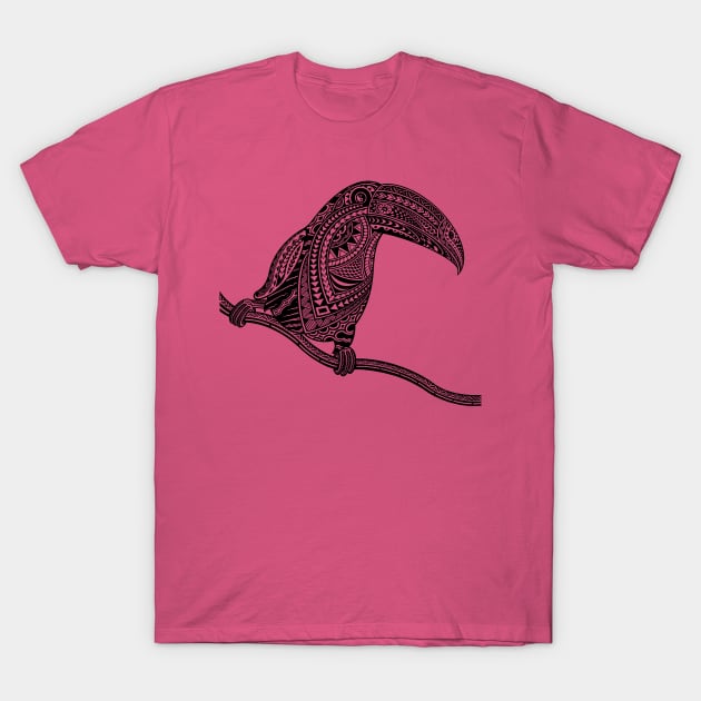 Toucan Bird tribal T-Shirt by nelateni